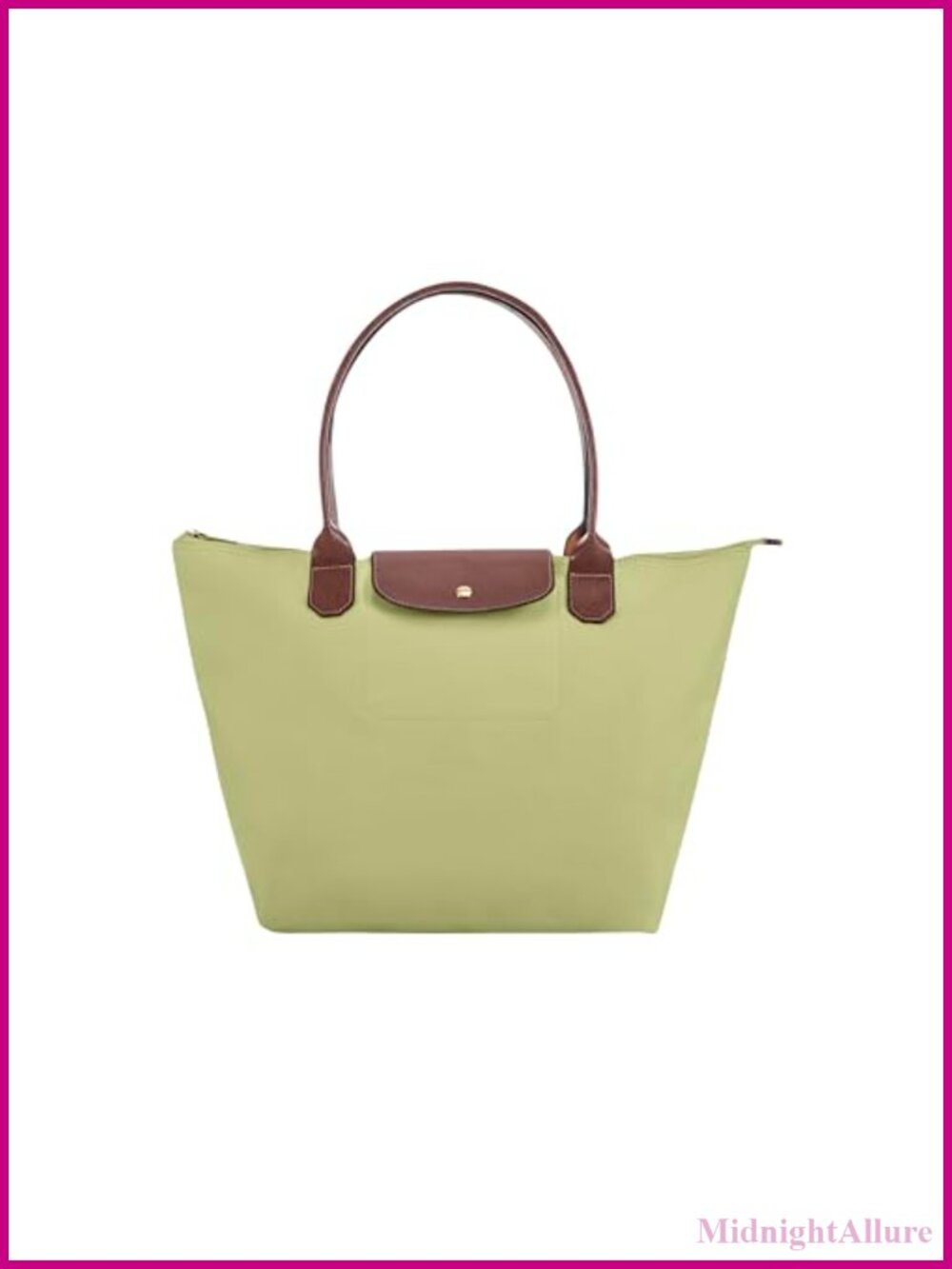 Foldable Nylon Tote Bag Lightweight Waterproof Shoulder Bag Travel Hobo